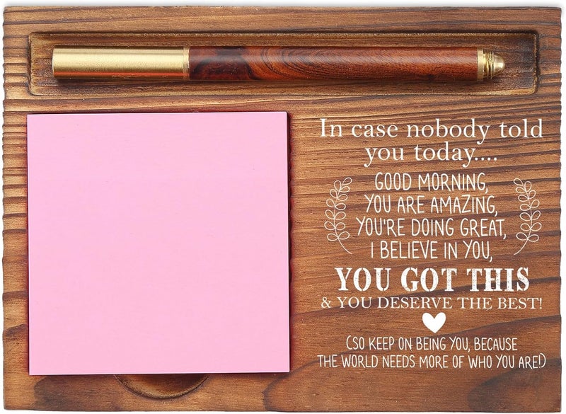 EFFJNSG You Got This Sticky Note Holder, Inspirational Desk Organizer, Motivational Gift for Friends, Coworkers, Teachers, Self-Stick Note Pad Holders EDP126 - Image 1